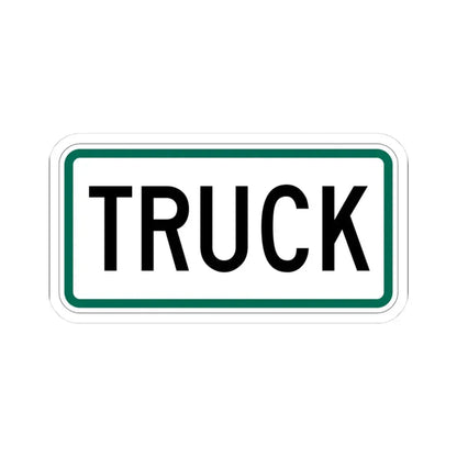 Truck plate South Dakota (South Dakota) (Road Sign) STICKER Vinyl Kiss-Cut Decal 3 Inch White - The Sticker Space