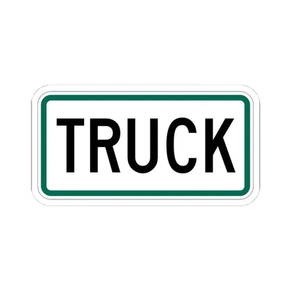 Truck plate South Dakota (South Dakota) (Road Sign) STICKER Vinyl Kiss-Cut Decal 4 Inch White - The Sticker Space