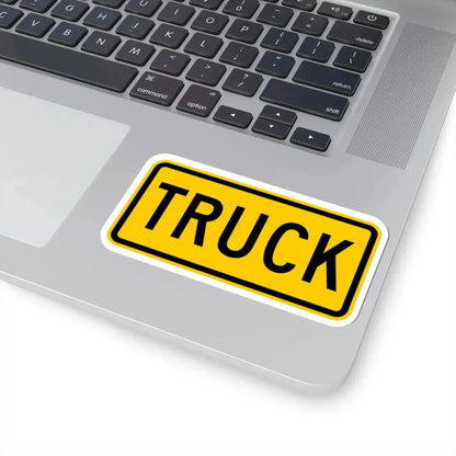 Truck plate Wyoming (Wyoming) (Road Sign) STICKER Vinyl Kiss-Cut Decal - The Sticker Space
