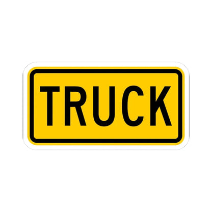 Truck plate Wyoming (Wyoming) (Road Sign) STICKER Vinyl Kiss-Cut Decal - The Sticker Space
