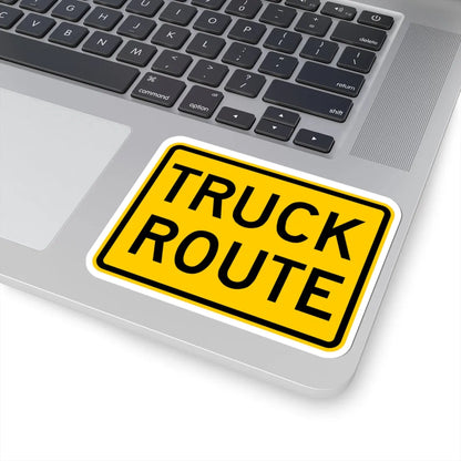 Truck Route plate Wyoming (Wyoming) (Road Sign) STICKER Vinyl Kiss-Cut Decal - The Sticker Space