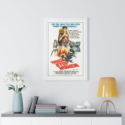 TRUCK STOP WOMEN 1974 - Framed Movie Poster-The Sticker Space