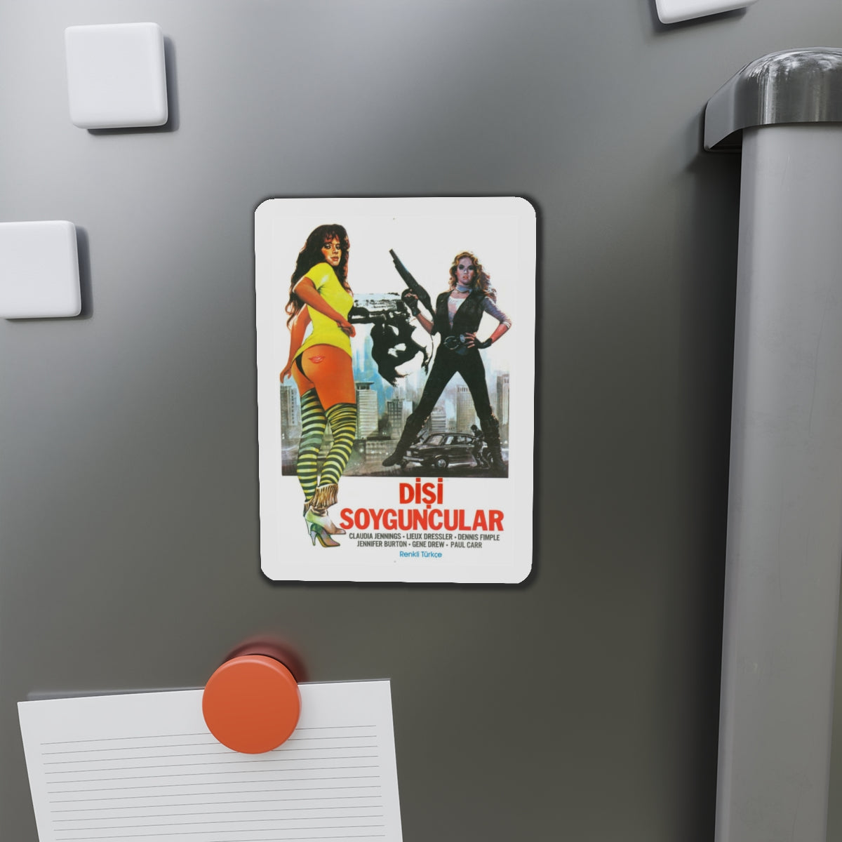 TRUCK STOP WOMEN (TURKISH) 1974 Movie Poster - Refrigerator Magnet