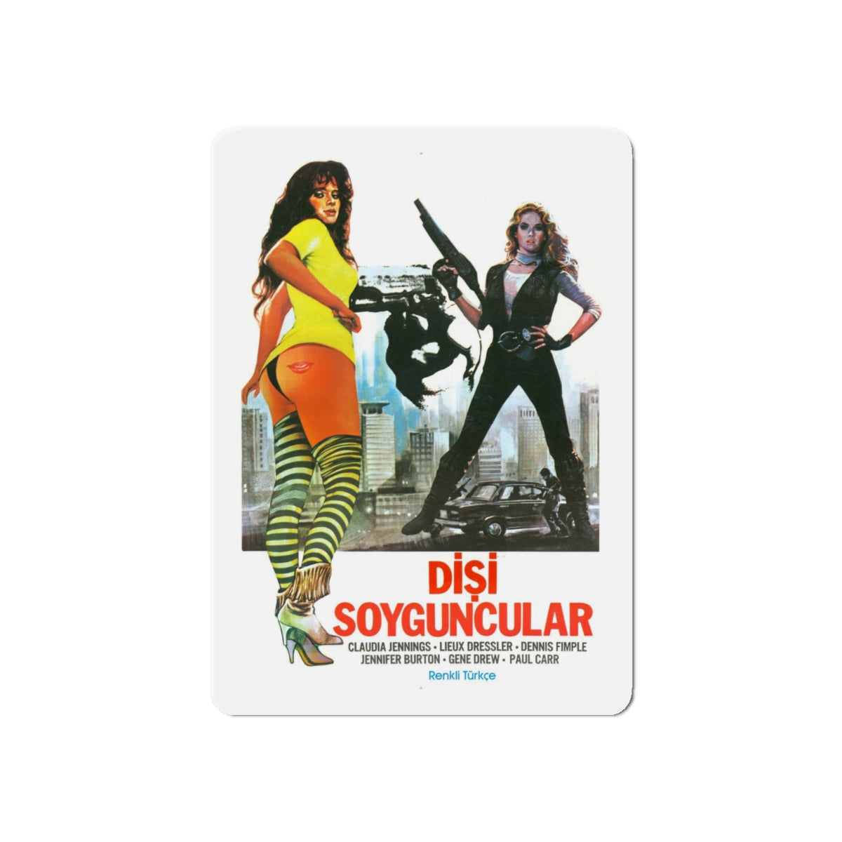 TRUCK STOP WOMEN (TURKISH) 1974 Movie Poster - Refrigerator Magnet