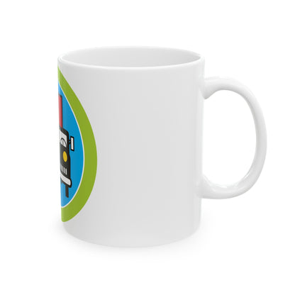 Truck Transportation (Boy Scout Merit Badge) White Coffee Mug-The Sticker Space