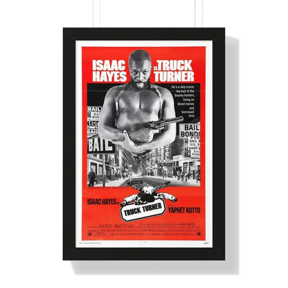 TRUCK TURNER 1974 - Framed Movie Poster 16″ x 24″ Black - The Sticker Space