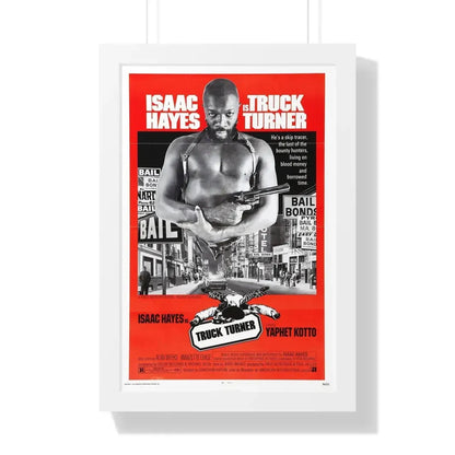 TRUCK TURNER 1974 - Framed Movie Poster 16″ x 24″ White - The Sticker Space