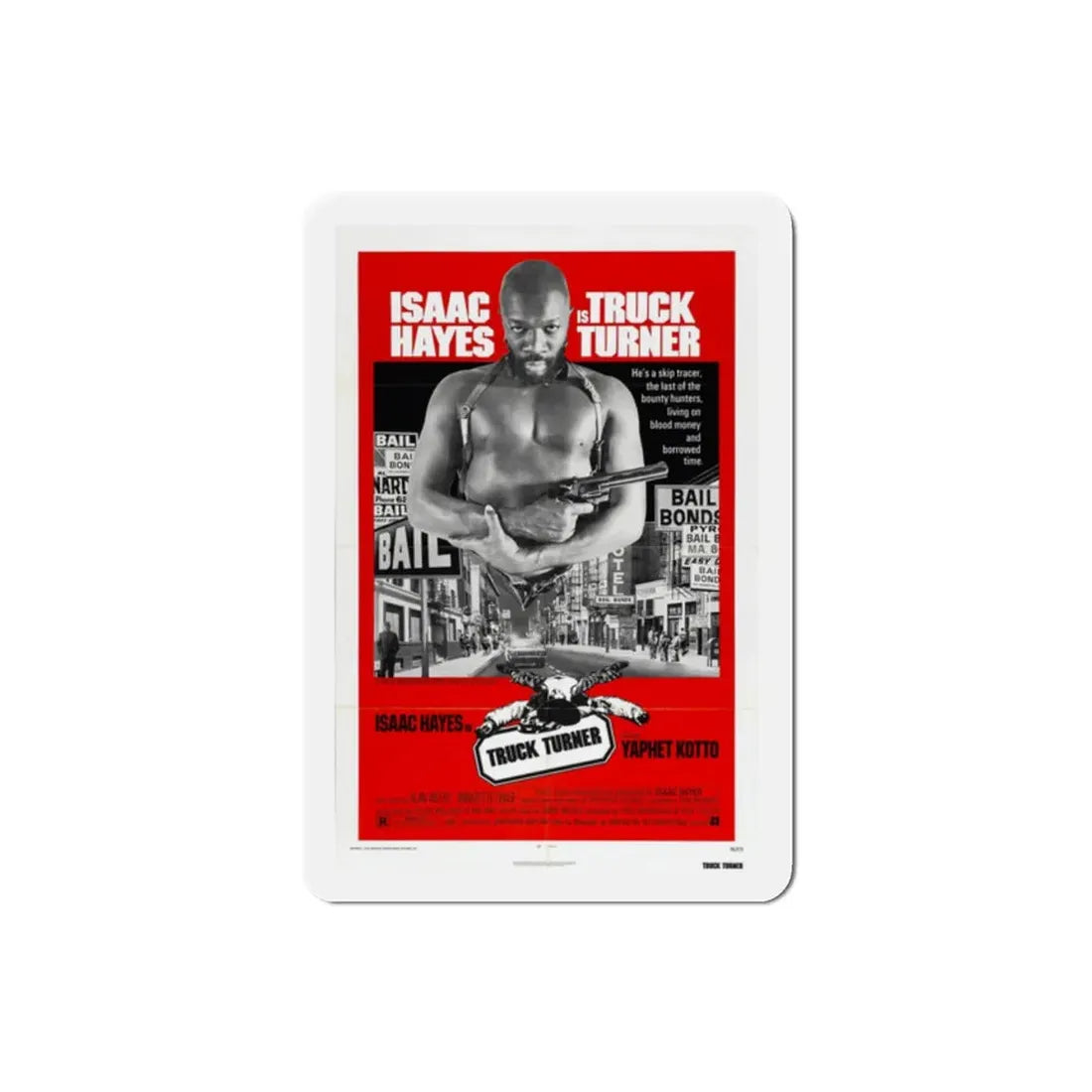 Truck Turner 1974 Movie Poster Refrigerator Magnet 2 Inch - The Sticker Space