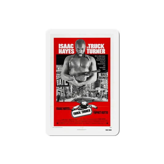 Truck Turner 1974 Movie Poster Refrigerator Magnet 2 Inch - The Sticker Space