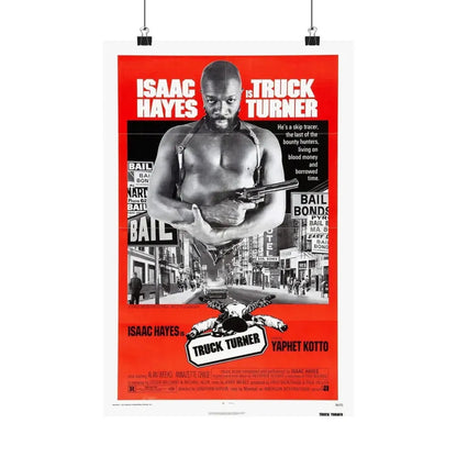 TRUCK TURNER 1974 - Paper Movie Poster 12″ x 18″ Matte - The Sticker Space