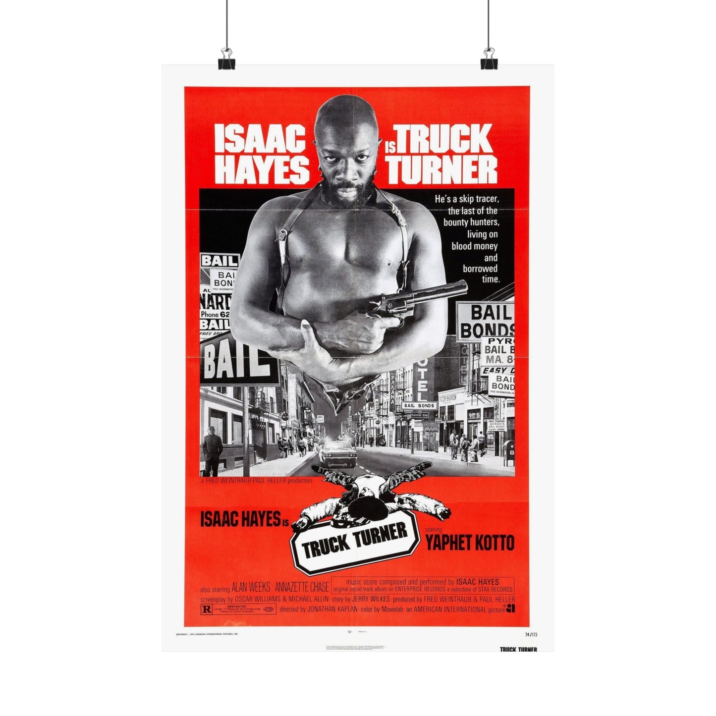 TRUCK TURNER 1974 - Paper Movie Poster-16″ x 24″-The Sticker Space