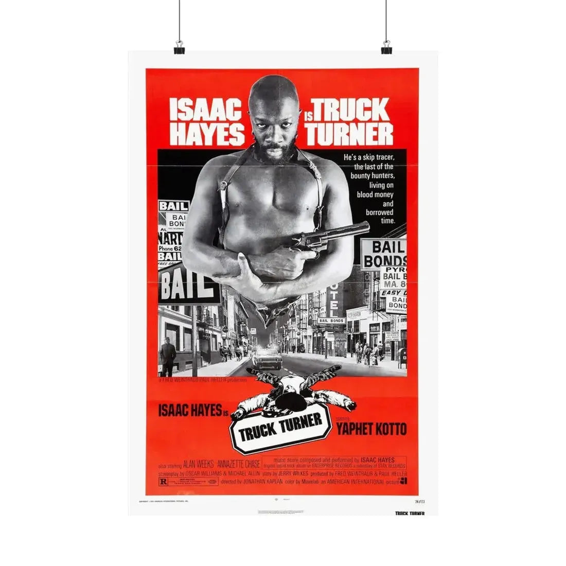 TRUCK TURNER 1974 - Paper Movie Poster 20″ x 30″ Matte - The Sticker Space