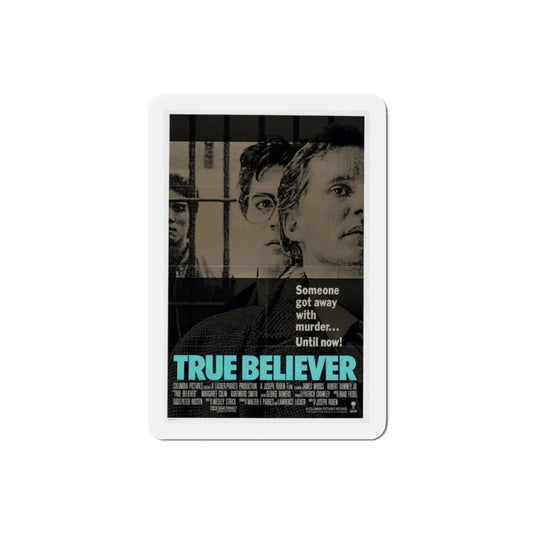 True Believer 1989 Movie Poster Refrigerator Magnet 2 Inch - The Sticker Space