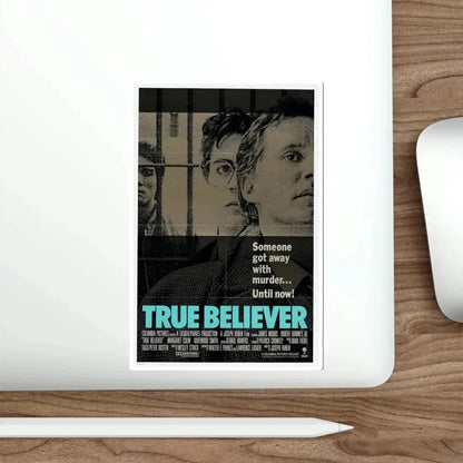 True Believer 1989 Movie Poster STICKER Vinyl Die-Cut Decal - The Sticker Space