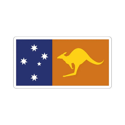 True Blue Flag 1995 Australian Flag Proposal (Australia) STICKER Vinyl Kiss-Cut Decal 6 Inch White - The Sticker Space
