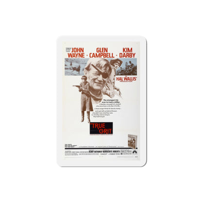 True Grit 1969 Movie Poster Die-Cut Magnet-2 Inch-The Sticker Space