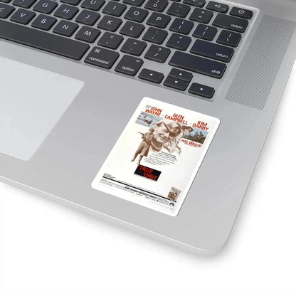 True Grit 1969 Movie Poster - STICKER Vinyl Kiss-Cut Decal - The Sticker Space