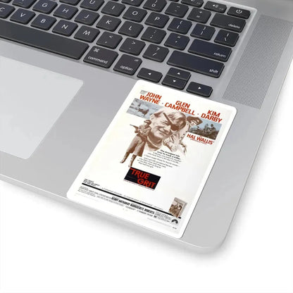 True Grit 1969 Movie Poster - STICKER Vinyl Kiss-Cut Decal - The Sticker Space