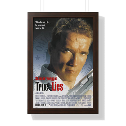 TRUE LIES 1994 - Framed Movie Poster-16″ x 24″-The Sticker Space