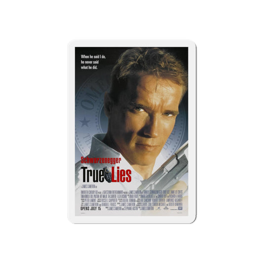 TRUE LIES 1994 Movie Poster - Refrigerator Magnet-6 × 6"-The Sticker Space