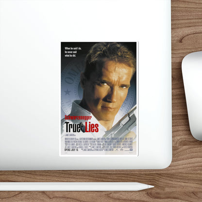 TRUE LIES 1994 Movie Poster STICKER Vinyl Die-Cut Decal-The Sticker Space