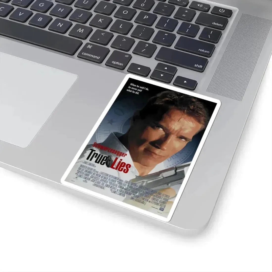 True Lies 1994 Movie Poster - STICKER Vinyl Kiss-Cut Decal - The Sticker Space