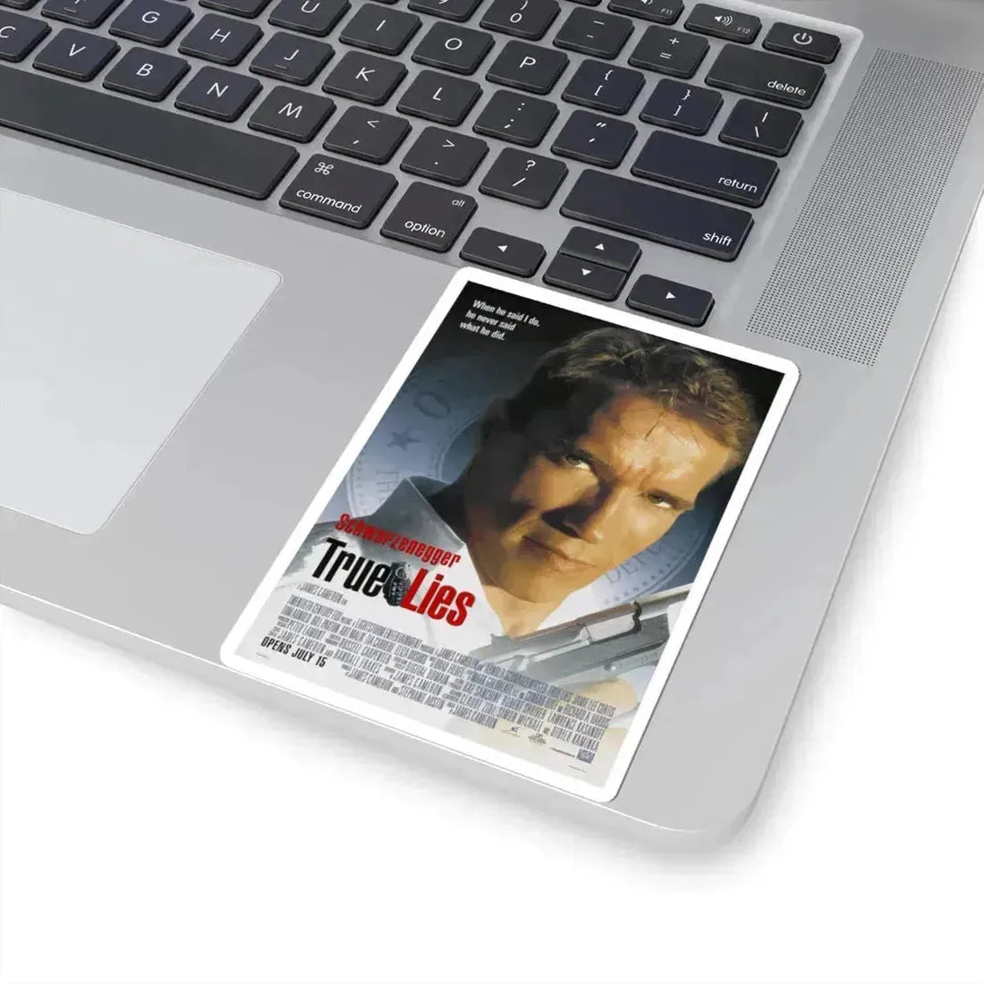 TRUE LIES 1994 Movie Poster - STICKER Vinyl Kiss-Cut Decal - The Sticker Space