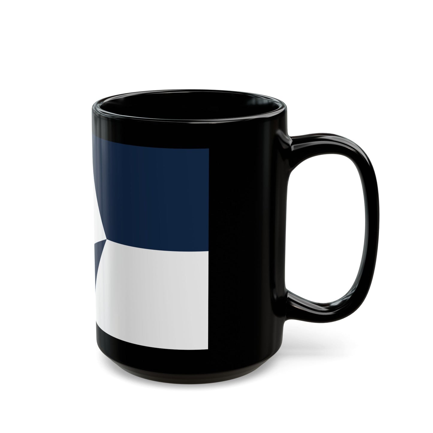 True South Antarctic Flag - Black Coffee Mug-The Sticker Space