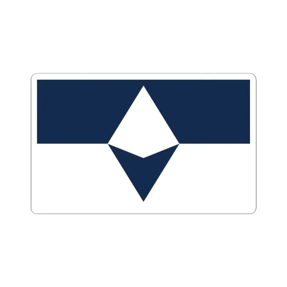 True South Antarctic Flag - STICKER Vinyl Kiss-Cut Decal 2 Inch White - The Sticker Space