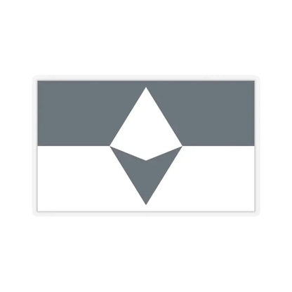 True South Antarctic Flag - STICKER Vinyl Kiss-Cut Decal 3 Inch Transparent - The Sticker Space