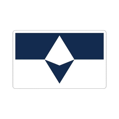 True South Antarctic Flag - STICKER Vinyl Kiss-Cut Decal 3 Inch White - The Sticker Space