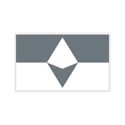 True South Antarctic Flag - STICKER Vinyl Kiss-Cut Decal 4 Inch Transparent - The Sticker Space