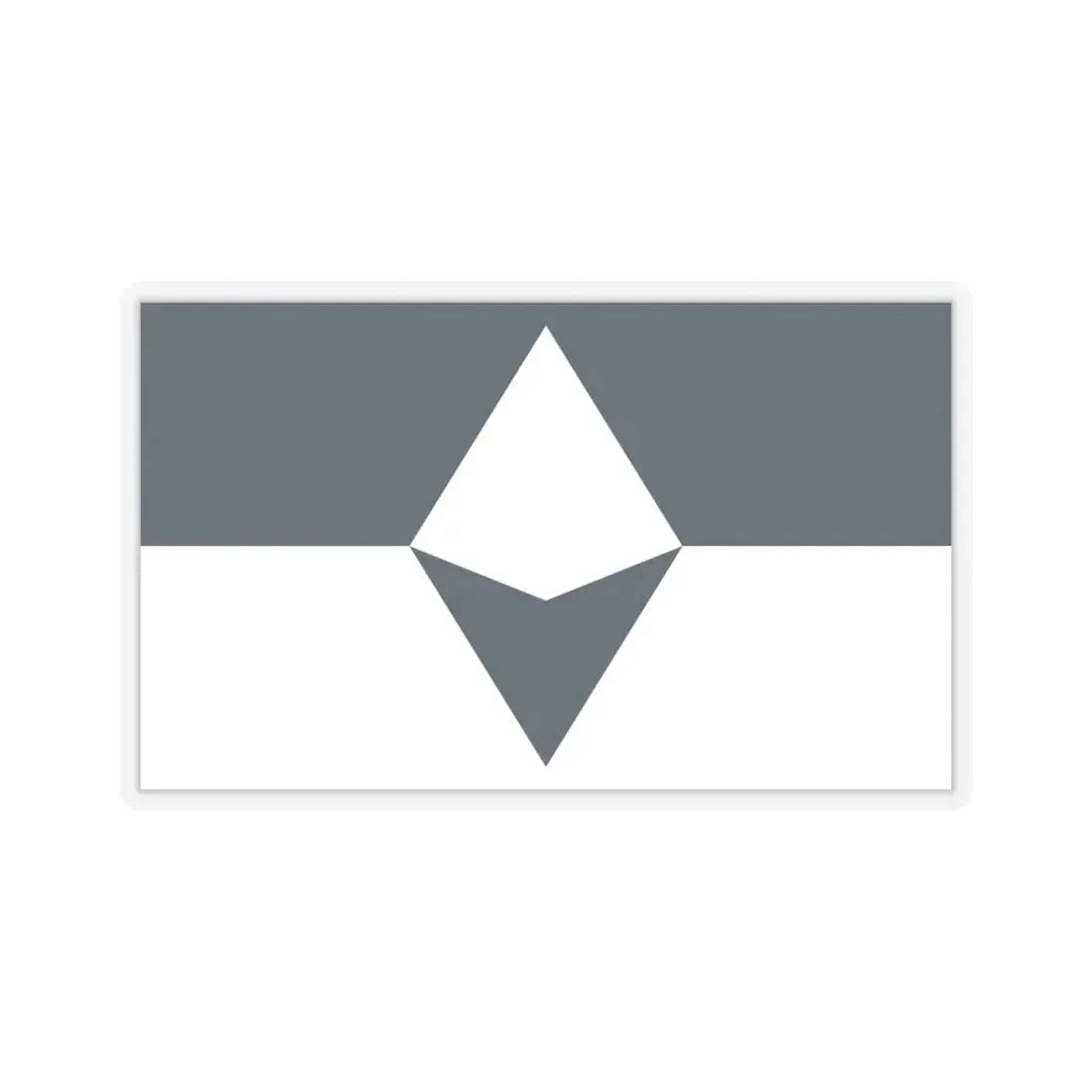 True South Antarctic Flag - STICKER Vinyl Kiss-Cut Decal 6 Inch Transparent - The Sticker Space