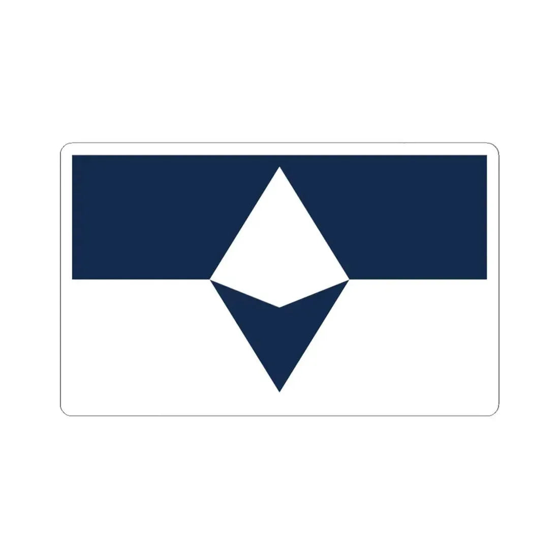 True South Antarctic Flag - STICKER Vinyl Kiss-Cut Decal 6 Inch White - The Sticker Space