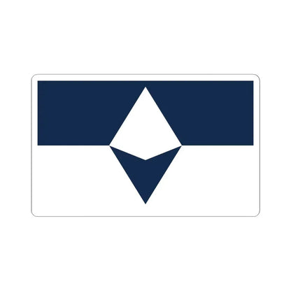 True South Antarctic Flag - STICKER Vinyl Kiss-Cut Decal 6 Inch White - The Sticker Space