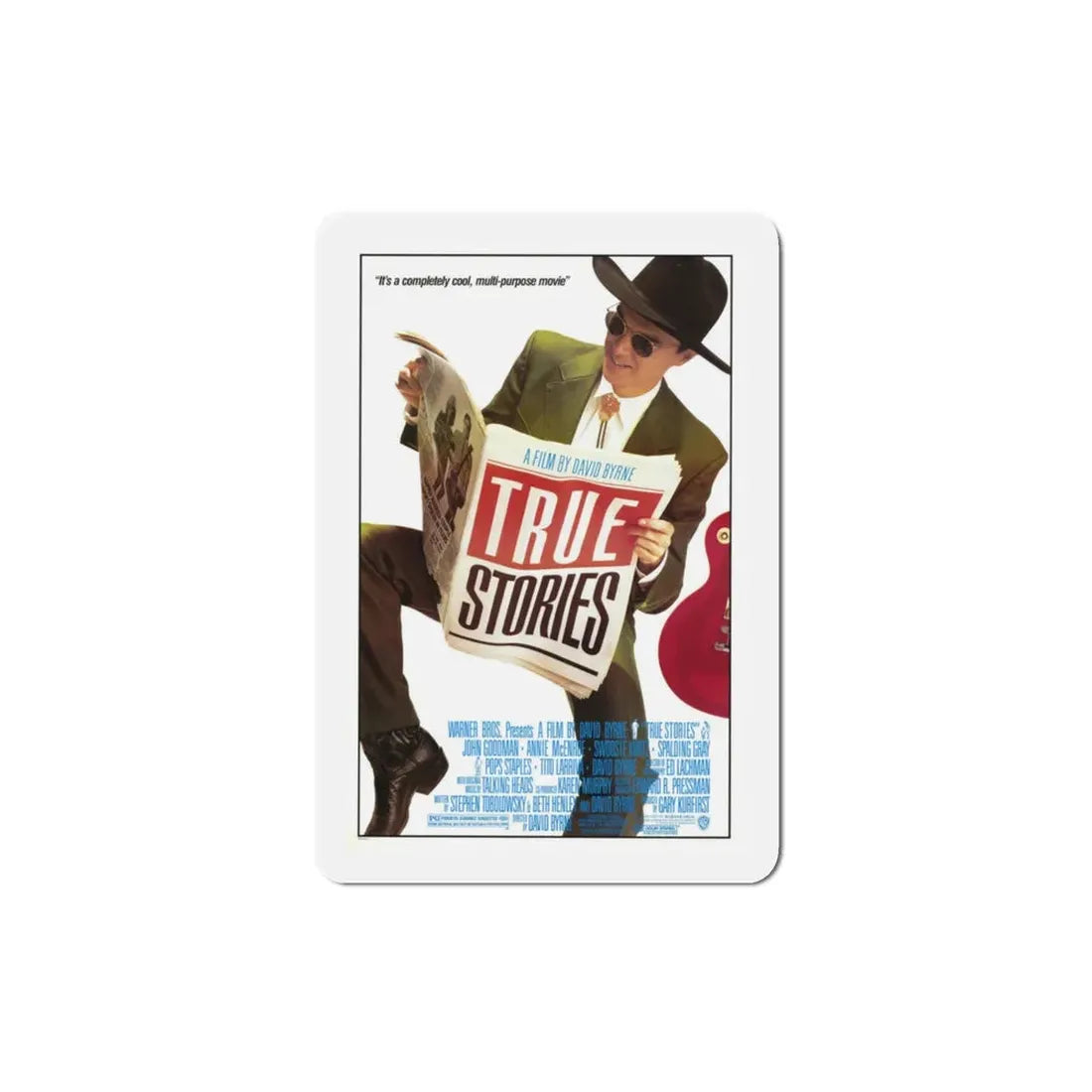 True Stories 1986 Movie Poster Refrigerator Magnet 3 Inch - The Sticker Space