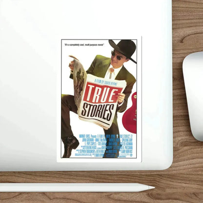 True Stories 1986 Movie Poster STICKER Vinyl Die-Cut Decal - The Sticker Space