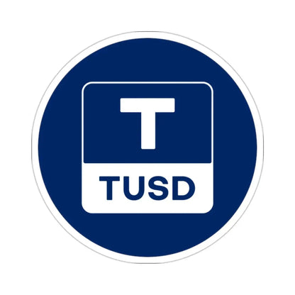TRUEUSD TUSD (Cryptocurrency) STICKER Vinyl Die-Cut Decal 2 Inch - The Sticker Space
