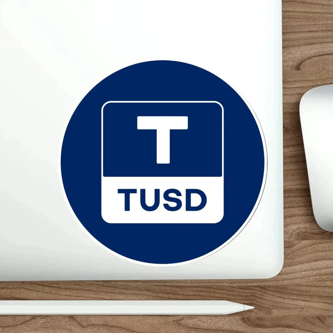 TRUEUSD TUSD (Cryptocurrency) STICKER Vinyl Die-Cut Decal - The Sticker Space