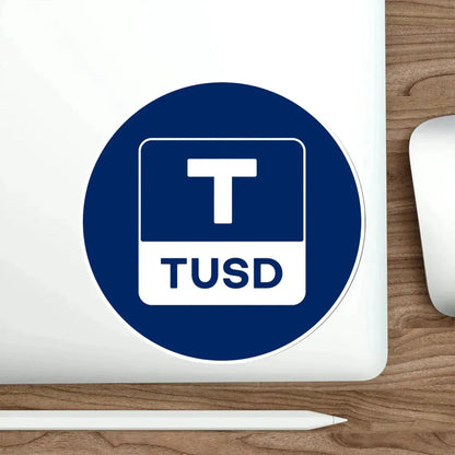 TRUEUSD TUSD (Cryptocurrency) STICKER Vinyl Die-Cut Decal - The Sticker Space