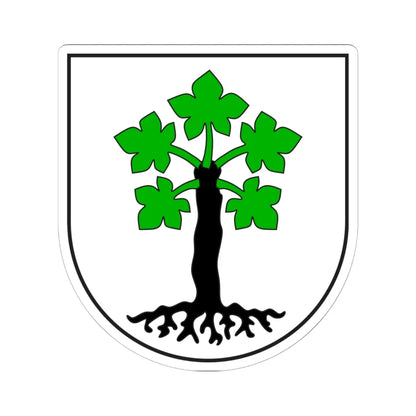 Trun wappen (Switzerland) (Coat of Arms) STICKER Vinyl Kiss-Cut Decal 6 Inch White - The Sticker Space