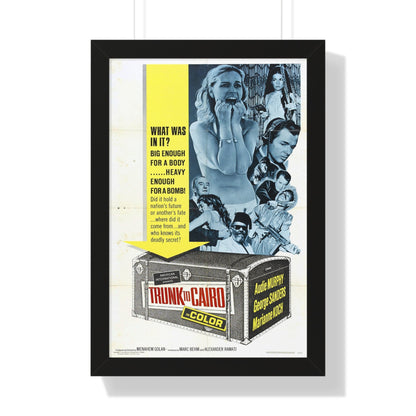 TRUNK TO CAIRO 1965 - Framed Movie Poster-16″ x 24″-The Sticker Space