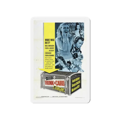 TRUNK TO CAIRO 1965 Movie Poster - Refrigerator Magnet 4 Inch - The Sticker Space