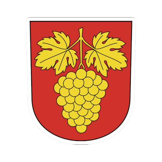 Truttikon-blazon (Switzerland) (Coat of Arms) STICKER Vinyl Kiss-Cut Decal 2 Inch White - The Sticker Space