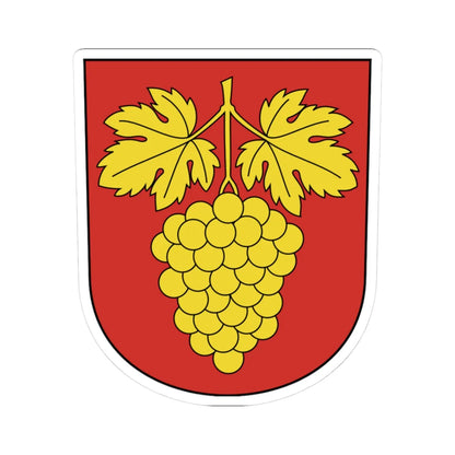 Truttikon-blazon (Switzerland) (Coat of Arms) STICKER Vinyl Kiss-Cut Decal 3 Inch White - The Sticker Space