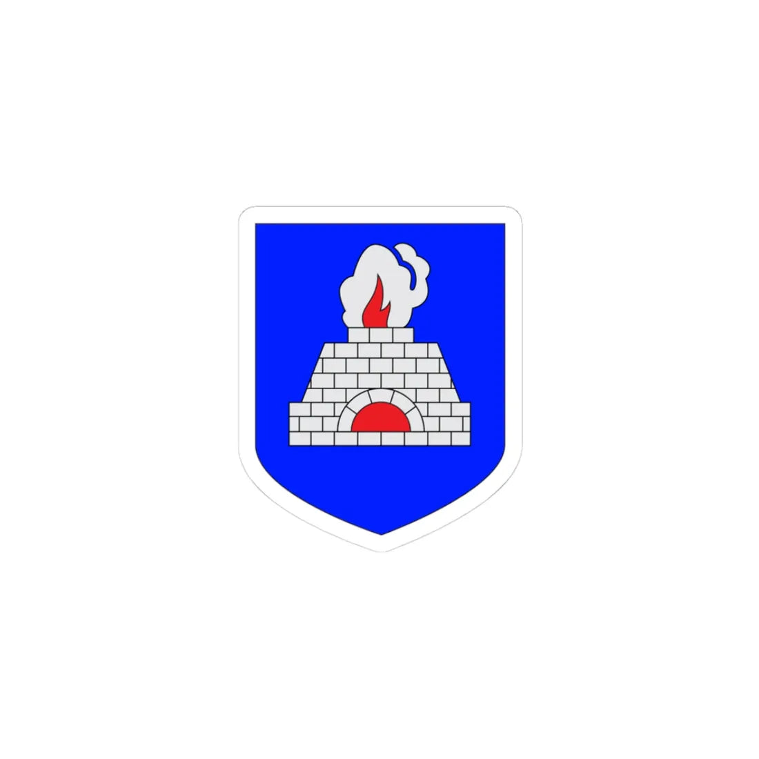 Tõrva linna vapp (Estonia) (Coat of Arms) STICKER Vinyl Kiss-Cut Decal 3 Inch White - The Sticker Space