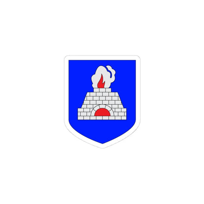 Tõrva linna vapp (Estonia) (Coat of Arms) STICKER Vinyl Kiss-Cut Decal 4 Inch White - The Sticker Space