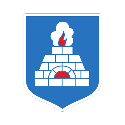 Tõrva valla vapp (Estonia) (Coat of Arms) STICKER Vinyl Kiss-Cut Decal 4 Inch White - The Sticker Space