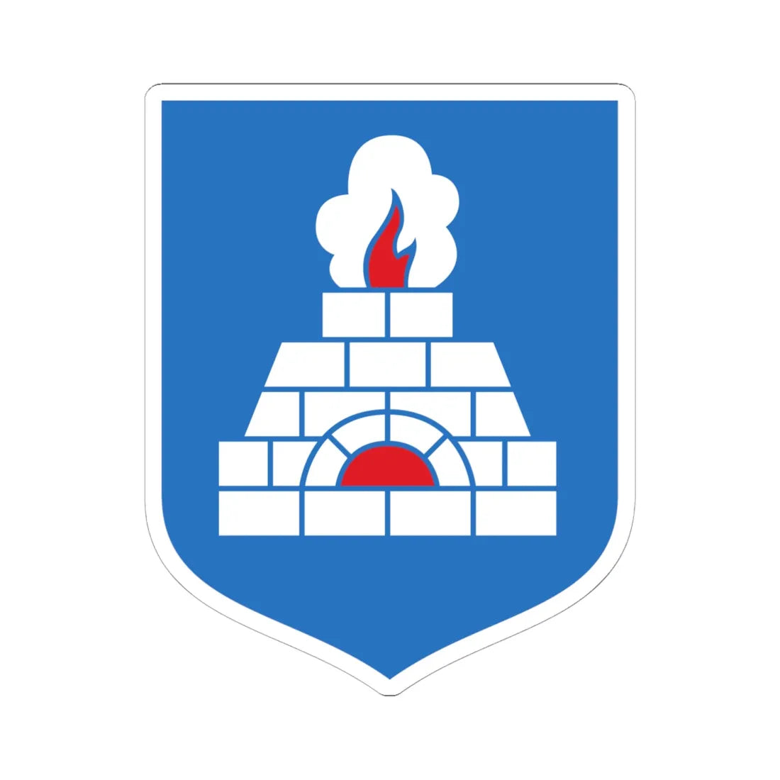 Tõrva valla vapp (Estonia) (Coat of Arms) STICKER Vinyl Kiss-Cut Decal 6 Inch White - The Sticker Space