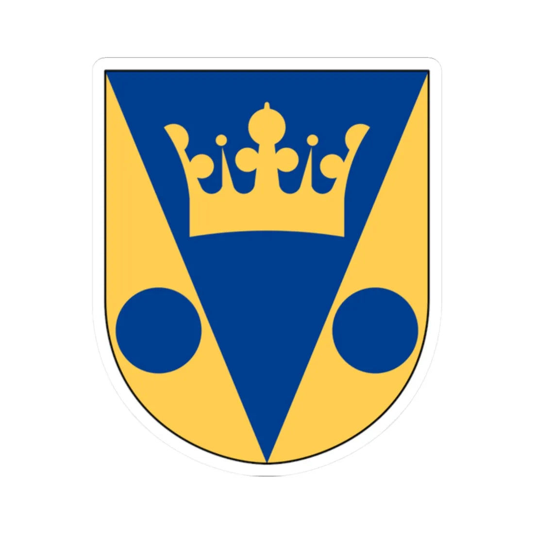 Tryserum församling vapen (Sweden) (Coat of Arms) STICKER Vinyl Kiss-Cut Decal 2 Inch White - The Sticker Space